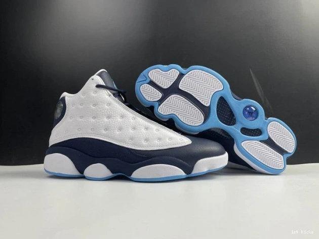 1st Kicks 690 Air Comfortable Powder Jordan Blue 13 Dark 414571- 1121